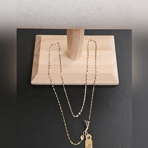 14k Gold Necklace 22 Inch
